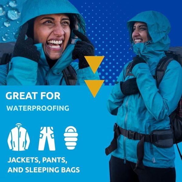 Impregnação Nikwax TX.Direct Wash-In para roupa impermeável e respirável de outdoor