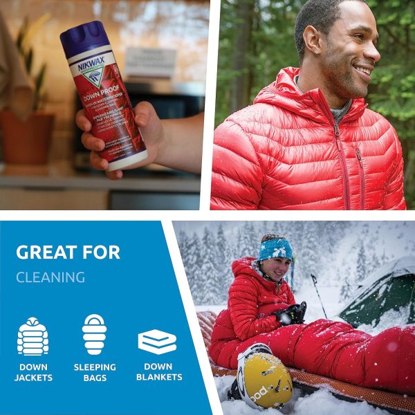 Nikwax Down Proof impermeabilização wash-in para casacos e sacos-cama de penas