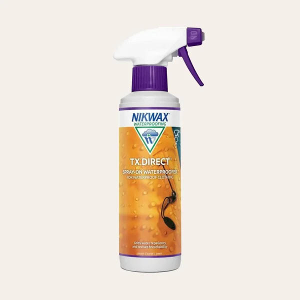 Nikwax TX.Direct Spray-On impregnação impermeabilizante para vestuário impermeável e respirável outdoor