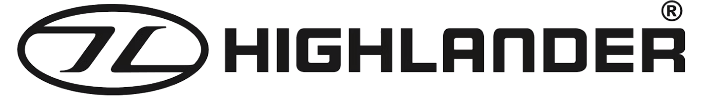 Logótipo Highlander Outdoor – marca de equipamento de outdoor, mochilas e material de campismo