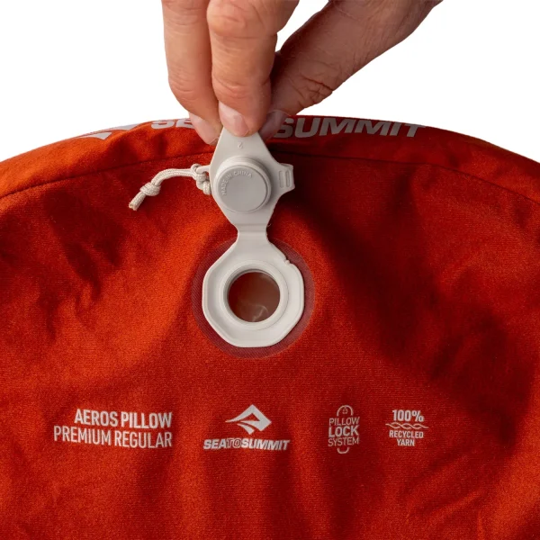 Almofada insuflável Sea to Summit Aeros Premium Pillow para campismo e trekking, almofada leve com memory foam e tecido reciclado