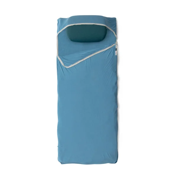 Sea to Summit Breeze Lightweight Sleeping Bag Liner liner leve para saco-cama em tecido COOLMAX EcoMade e Tencel respirável para campismo trekking e viagens