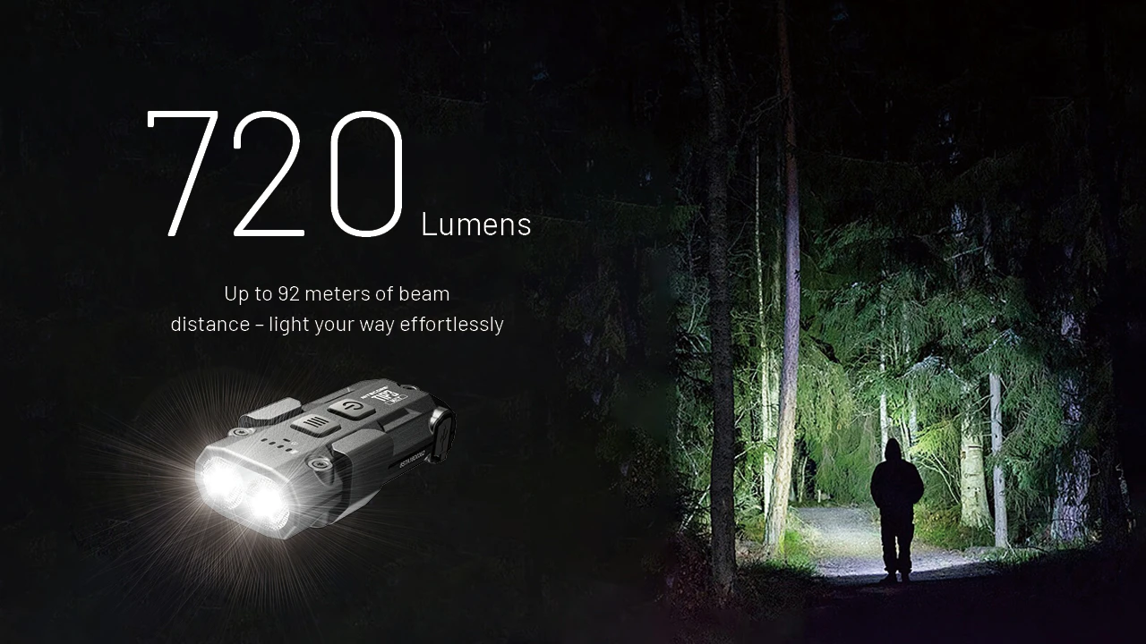 Lanterna Nitecore TIP3 compacta 720 lúmenes USB-C EDC outdoor