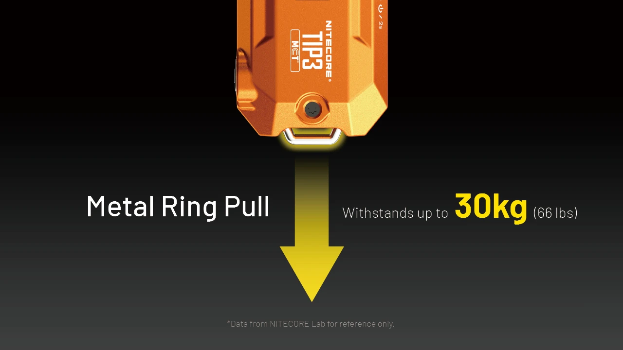 Lanterna Nitecore TIP3 compacta 720 lúmenes USB-C EDC outdoor