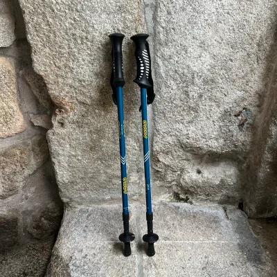 Bastão de trekking Asolo Hike alumínio 7075 ajustável caminhada trilhos outdoor