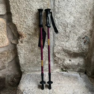 Bastão de trekking Asolo Hike alumínio 7075 ajustável caminhada trilhos outdoor