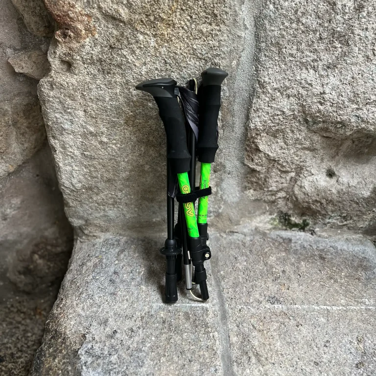 Bastões de trekking Asolo Approach dobráveis alumínio 7075 leves e ajustáveis para caminhada