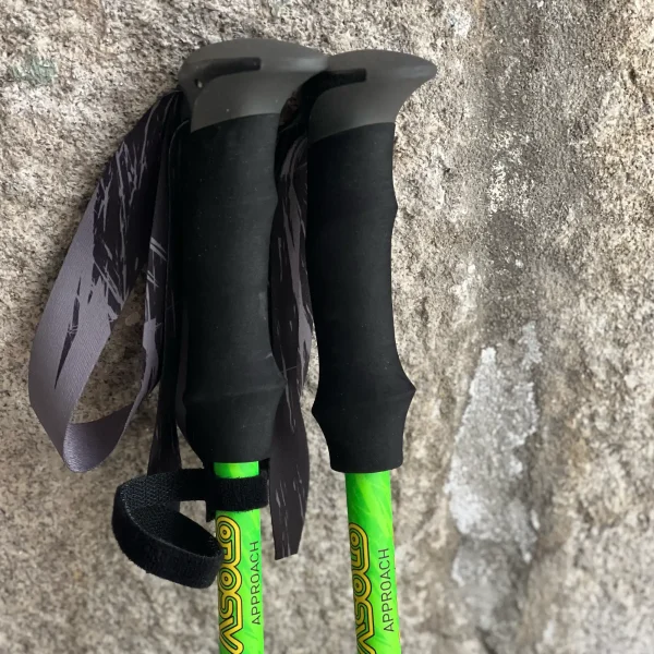 Bastões de trekking Asolo Approach dobráveis alumínio 7075 leves e ajustáveis para caminhada