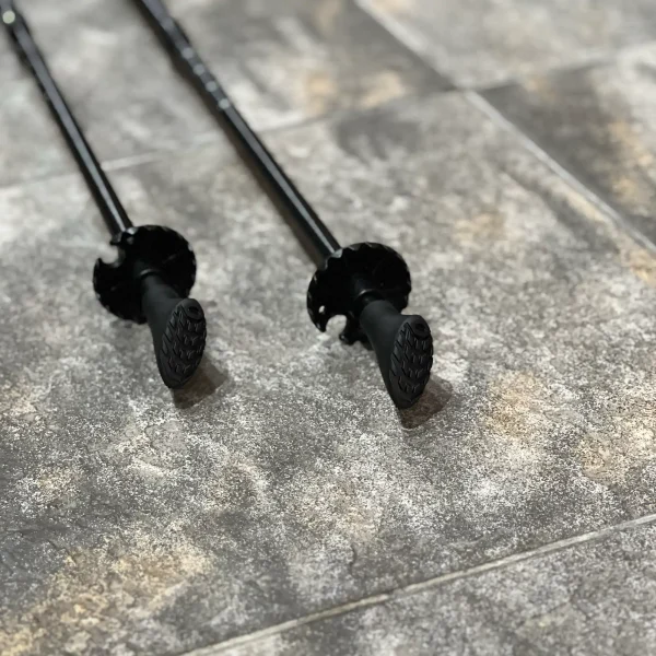 Ponteiras de borracha para bastões de Nordic Walking e trekking com formato inclinado para melhor aderência