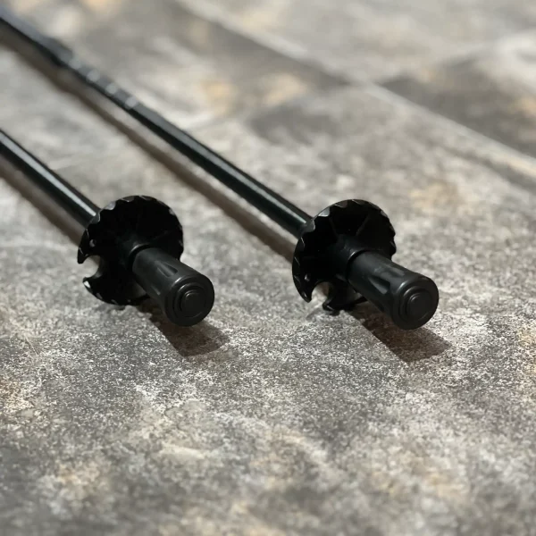 Ponteira de borracha redonda para bastões de trekking com maior aderência em superfícies duras