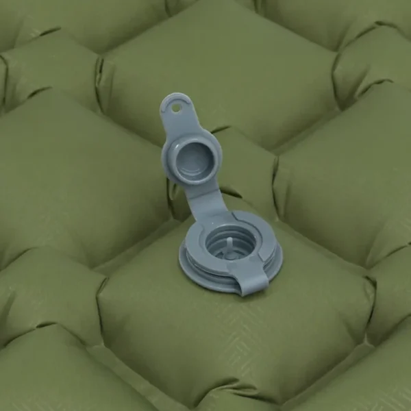 Lightweight Easy Camp Golden Eagle Regular inflatable mattress for camping, trekking and travelling with TPU nylon construction and compact size