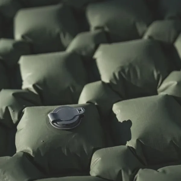 Lightweight Easy Camp Golden Eagle Regular inflatable mattress for camping, trekking and travelling with TPU nylon construction and compact size