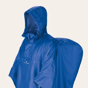 Poncho impermeável Ferrino Hiker Raincoat para hiking trekking e peregrinação com proteção para mochila