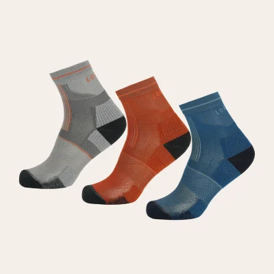 Lorpen T3 PRO TREK COOLMAX LIGHT SHORTY meias técnicas curtas para hiking trekking e caminhadas de verão