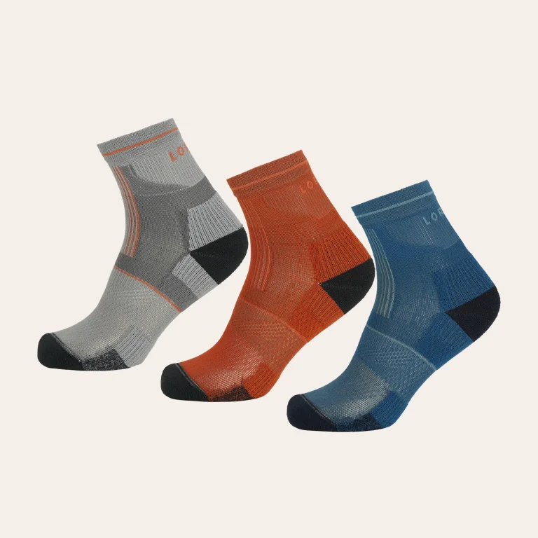 Lorpen T3 PRO TREK COOLMAX LIGHT SHORTY meias técnicas curtas para hiking trekking e caminhadas de verão