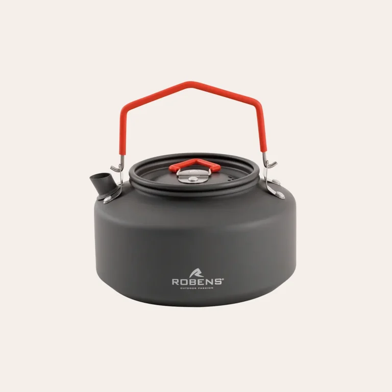 Robens Basecamp Pro Kettle chaleira campismo alumínio anodizado 1L leve compacta trekking cozinha outdoor