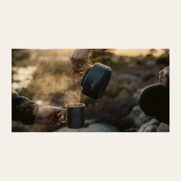 Robens Basecamp Pro Kettle chaleira campismo alumínio anodizado 1L leve compacta trekking cozinha outdoor