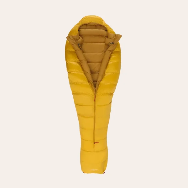 Saco cama Robens Couloir 350 -4C leve compacto enchimento penas trekking campismo