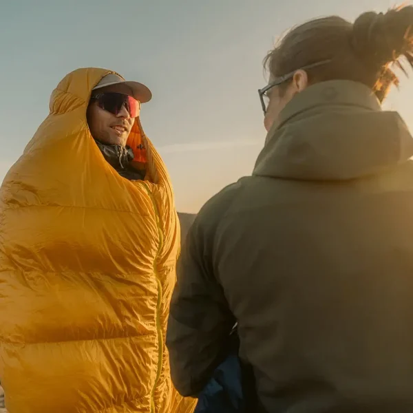 Saco cama Robens Couloir 350 -4C leve compacto enchimento penas trekking campismo