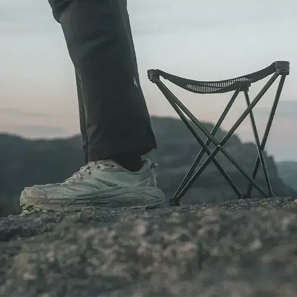 banco de campismo dobrável leve Robens Geographic Glowing Green alumínio 7075 compacto outdoor