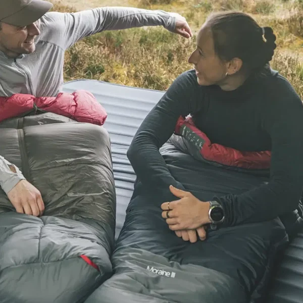 Robens Moraine I saco-cama leve e compacto para campismo, trekking e viagens de verão, equipamento de campismo ultraleve