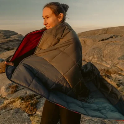 Robens Snowfall Quilt manta outdoor ultraleve compacta isolamento térmico campismo trekking praia surf carcamping