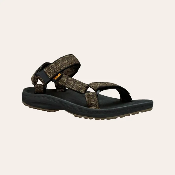 Teva Winsted sandals for men with recycled polyester straps and Durabrasion rubber sole for outdoor use and light hiking