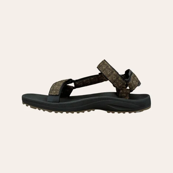 Teva Winsted sandals for men with recycled polyester straps and Durabrasion rubber sole for outdoor use and light hiking