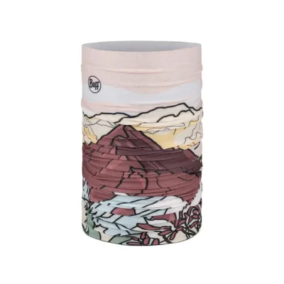 Lightweight multifunctional CoolNet UV BUFF with UPF 50 sun protection in recycled material