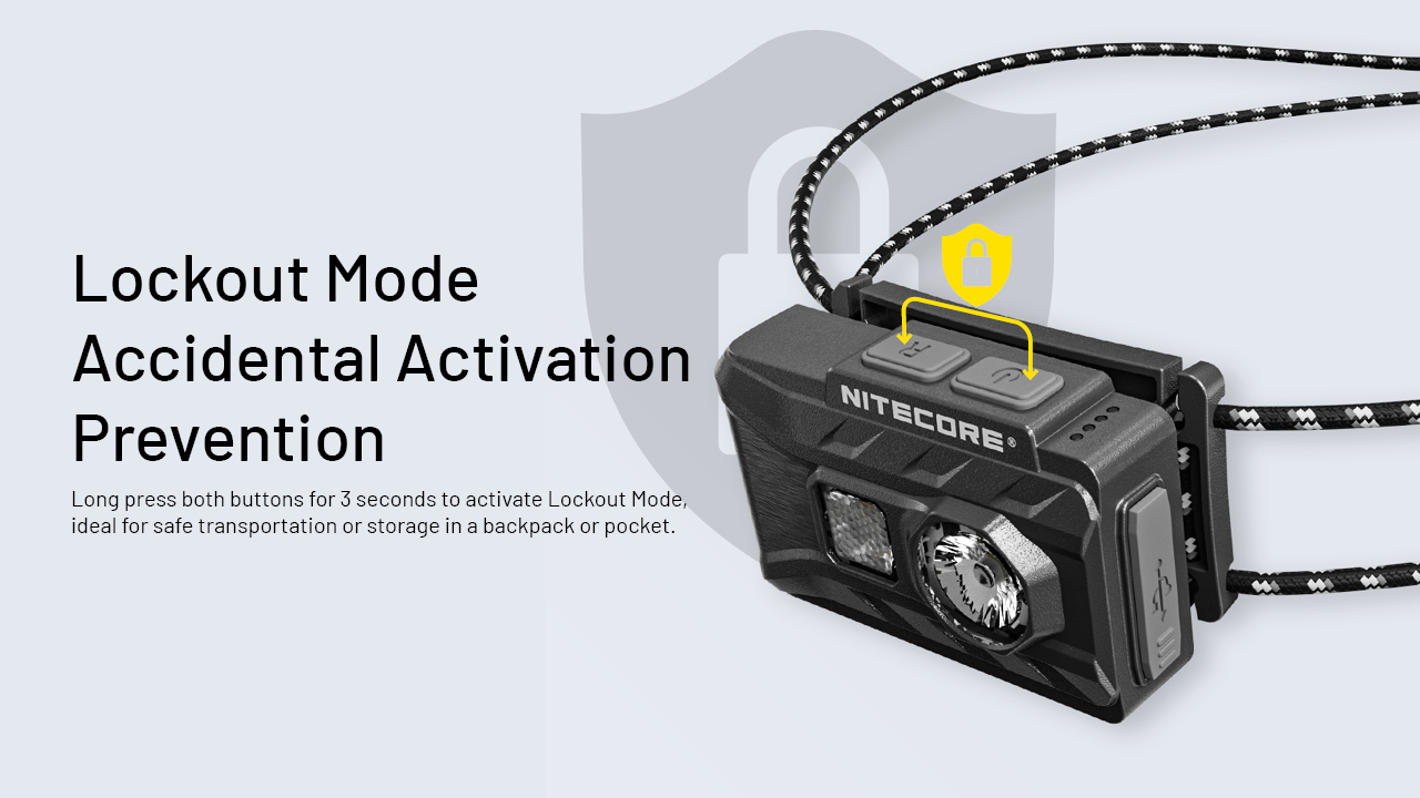 Nitecore NU20 Classic 360 lumen USB-C red white light High CRI trekking camping hiking ultra-light front torch