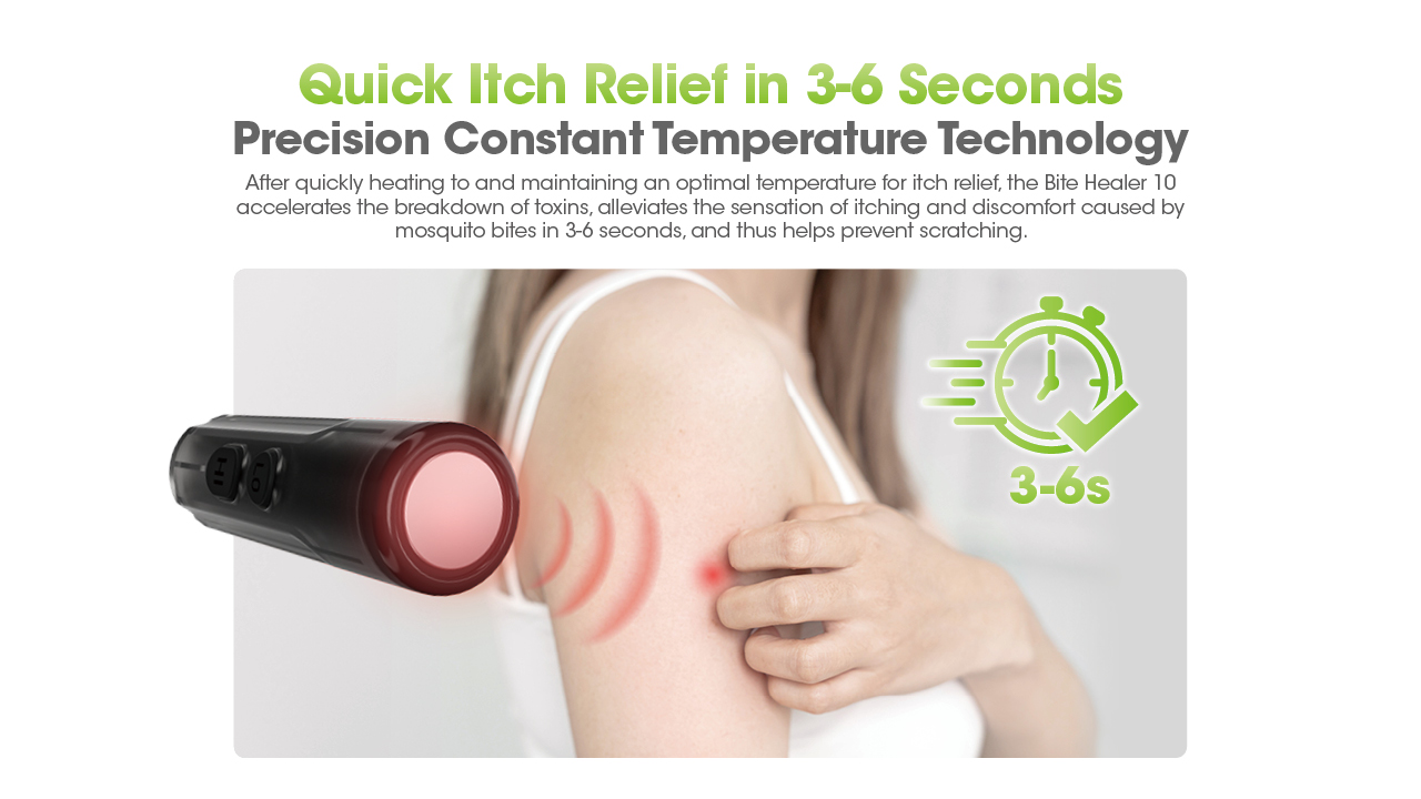 Nitecore Bite Healer 10 portable outdoor compact USB-C mosquito bite relief device