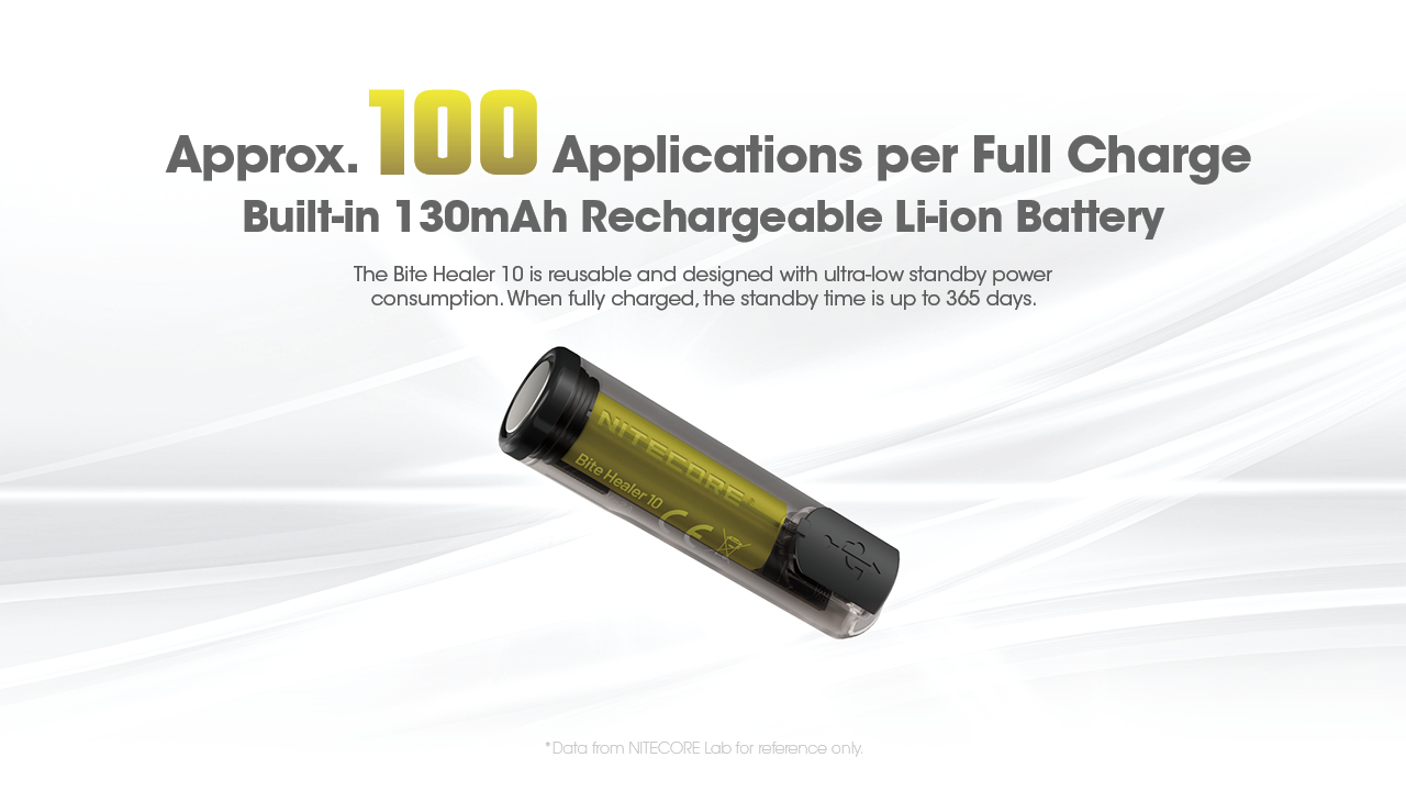 Nitecore Bite Healer 10 portable outdoor compact USB-C mosquito bite relief device