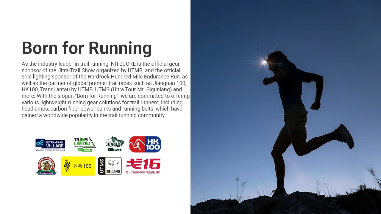 Lanterna frontal Nitecore UT27 800 lúmenes luz LED trail running trekking outdoor iluminação cabeça leve recarregável USB-C CRI alto