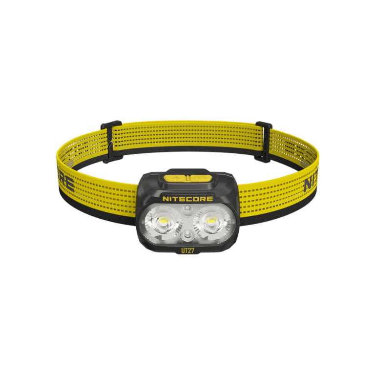 Lanterna frontal Nitecore UT27 800 lúmenes luz LED trail running trekking outdoor iluminação cabeça leve recarregável USB-C CRI alto