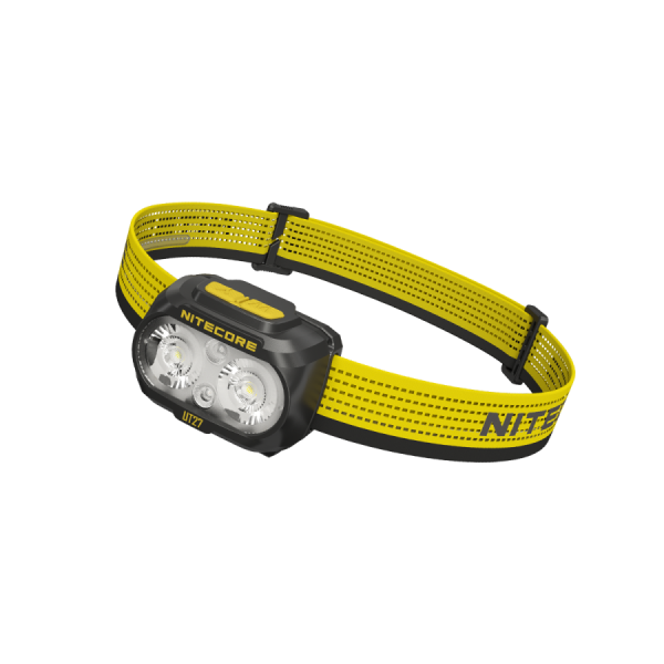 Lanterna frontal Nitecore UT27 800 lúmenes luz LED trail running trekking outdoor iluminação cabeça leve recarregável USB-C CRI alto