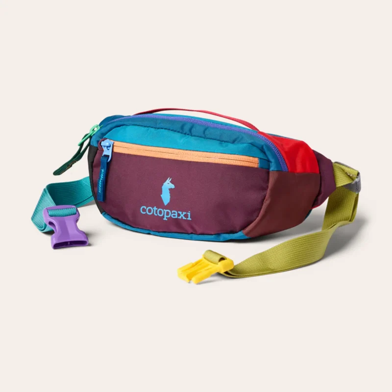 Cotopaxi Kapai 1.5L Hip Pack Del Día bolsa de cintura sustentável materiais reciclados equipamento outdoor compacto
