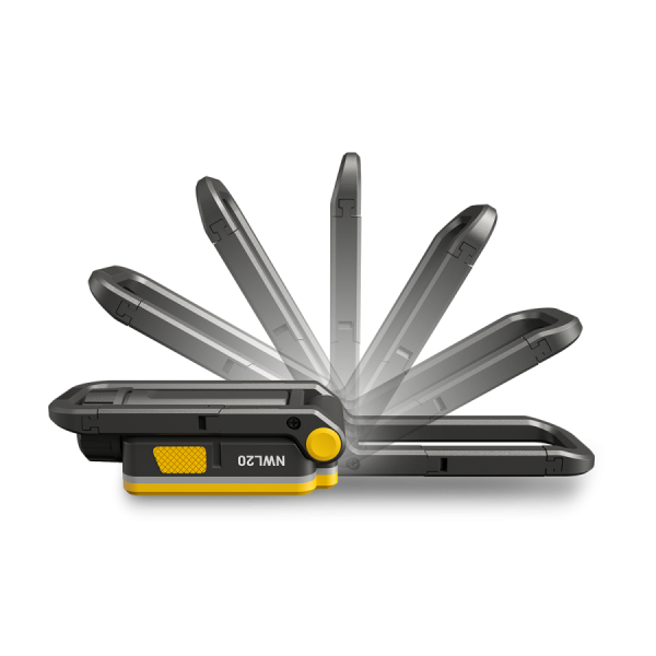 Nitecore NWL20 lanterna multifunções recarregável com luz COB, foco LED, luz vermelha, base magnética e bateria de 5000mAh para campismo e atividades outdoor