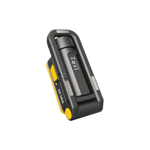 Nitecore NWL20 lanterna multifunções recarregável com luz COB, foco LED, luz vermelha, base magnética e bateria de 5000mAh para campismo e atividades outdoor