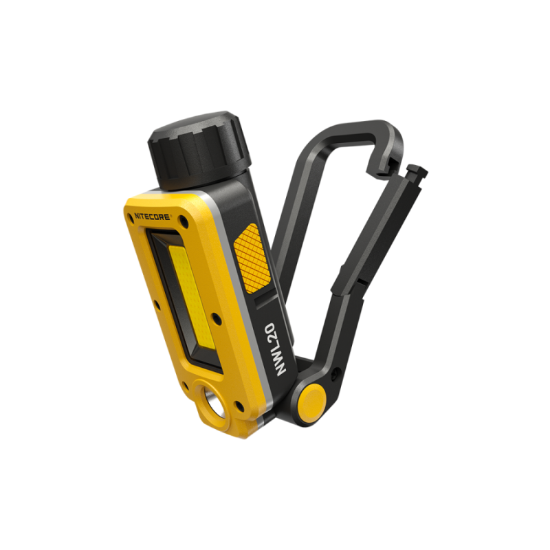 Nitecore NWL20 lanterna multifunções recarregável com luz COB, foco LED, luz vermelha, base magnética e bateria de 5000mAh para campismo e atividades outdoor