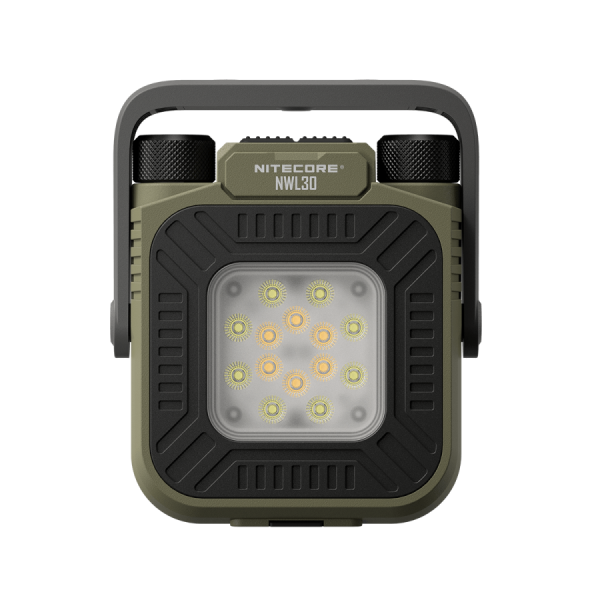Lanterna multifunções Nitecore NWL30 para campismo e outdoor com 3000 lúmenes, powerbank integrada e repelente de mosquitos