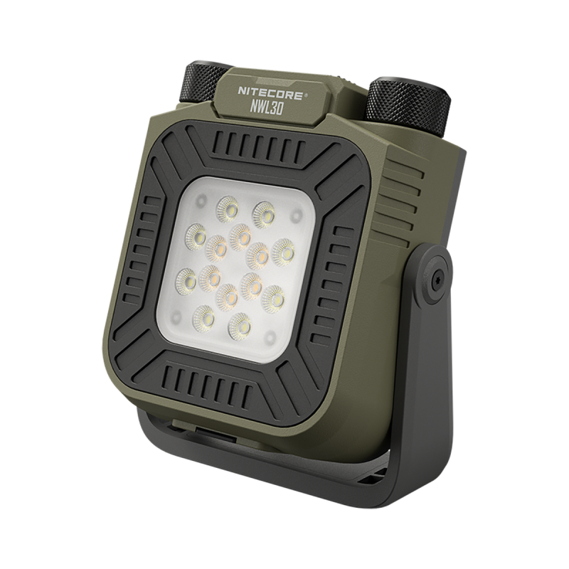 Lanterna multifunções Nitecore NWL30 para campismo e outdoor com 3000 lúmenes, powerbank integrada e repelente de mosquitos