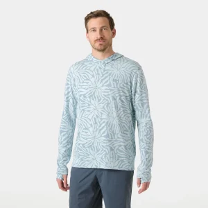Helly Hansen Men's LIFA Active Solen Hoodie technical hooded sweatshirt with UPF 50+ sun protection for hiking and outdoor activities