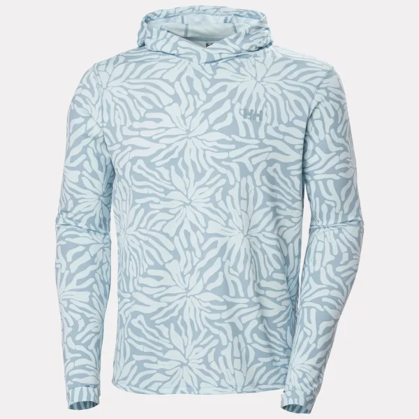 Helly Hansen Men's LIFA Active Solen Hoodie technical hooded sweatshirt with UPF 50+ sun protection for hiking and outdoor activities