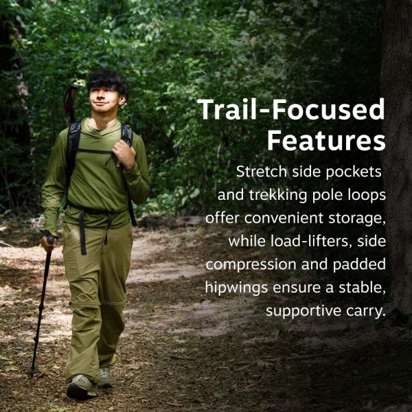 Osprey Hikelite 18 - lightweight hiking backpack with AirSpeed back system