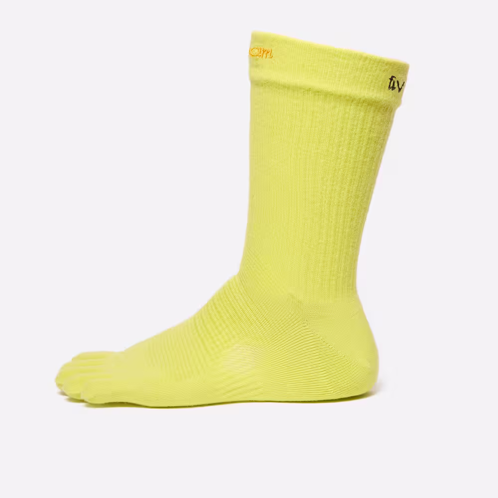 Meias Vibram FiveFingers Crew Socks com dedos individuais para caminhada, trekking, trail running e atividades outdoor