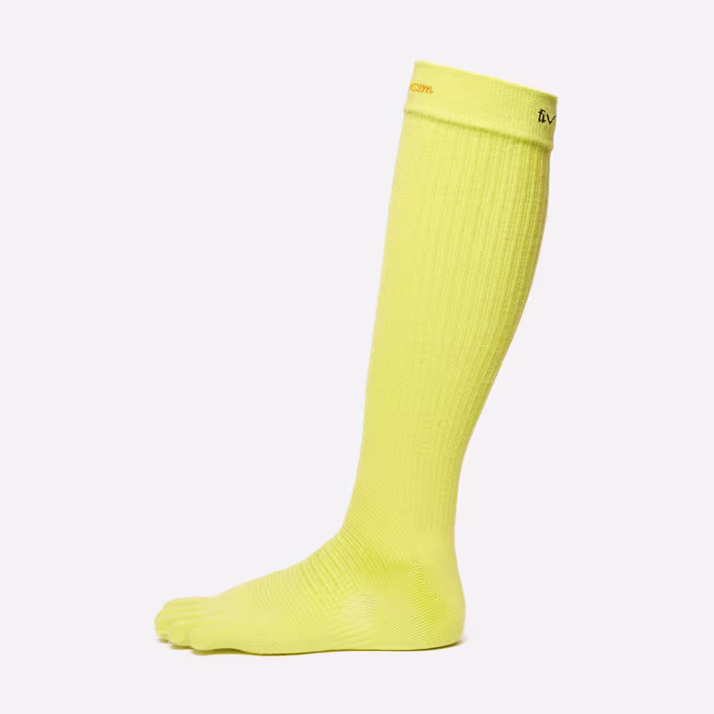 Meias técnicas Vibram FiveFingers High Crew Socks com dedos separados para caminhada, trekking e trail running