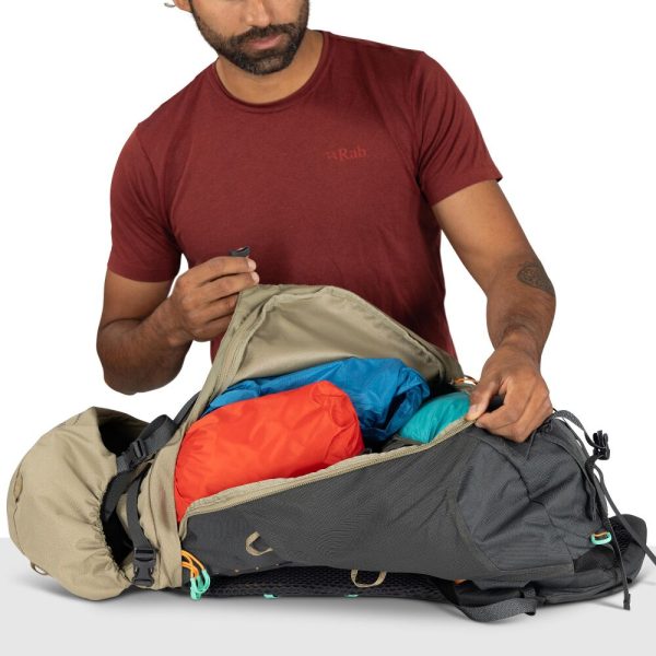 Mochila de trekking Osprey Kestrel LT 45 para caminhadas de vários dias e aventuras ao ar livre