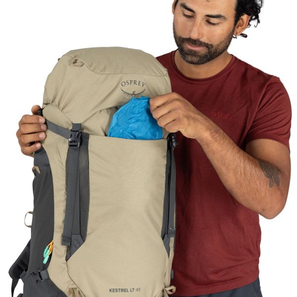 Mochila de trekking Osprey Kestrel LT 45 para caminhadas de vários dias e aventuras ao ar livre