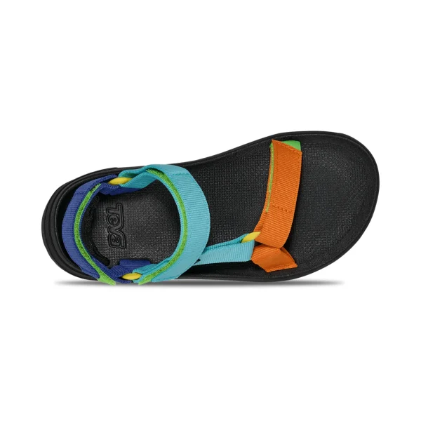Teva Hurricane XLT JR children’s sandals with adjustable straps and a grippy sole, ideal for walking, leisure and outdoor adventures
