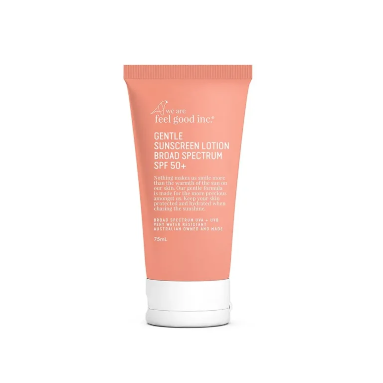We Are Feel Good Inc Sensitive Sunscreen Lotion SPF50+ para pele sensível sem fragrância